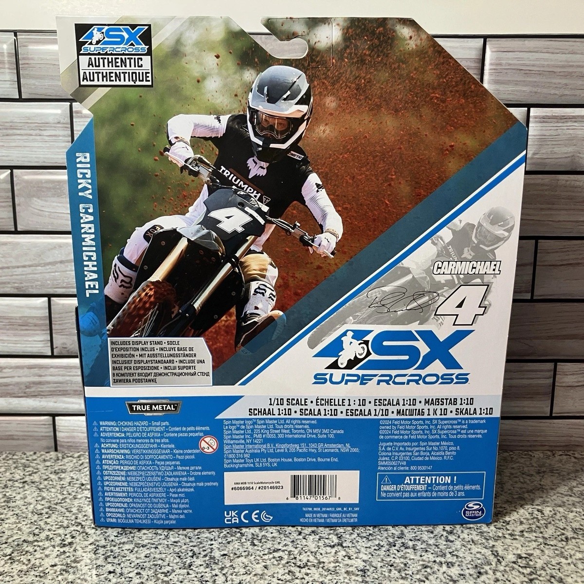 Ricky Carmichael 2025 Triumph TF 450-RC Supercross Motorcycle MX