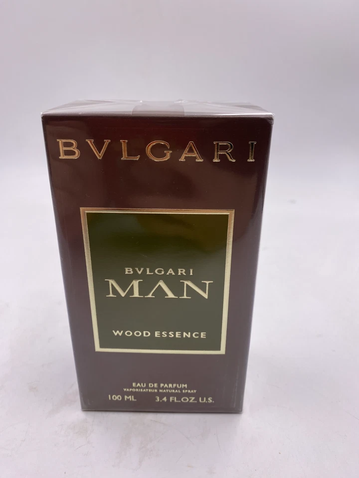 Esencia de madera Bvlgari Man de Bvlgari Colonia para hombre EDP 3,3/3,4 oz nueva en caja Foto 4 de 4