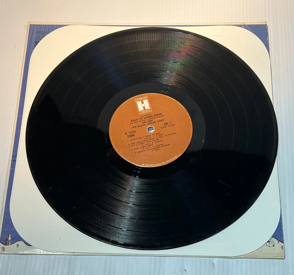 GENE AUTRY ROSEMARY CLOONEY Rudolph The Red-Nosed Reindeer Vinyl LP- EX — 第 4/4 张图片