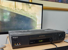 Sony VCR SLV-N77 Hi-Fi Stereo VHS Player Recorder - For Parts/Repair - No Remote