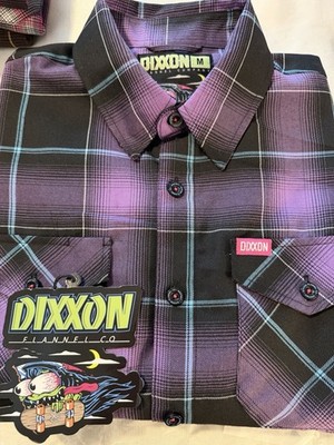 Dixxon Men's Long Sleeve Flannel The Cruiser Size Medium