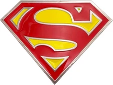 Enamel Magnet - C&D Visionary - Superman S Logo Symbol Sign 2.5"x3.25" NEW