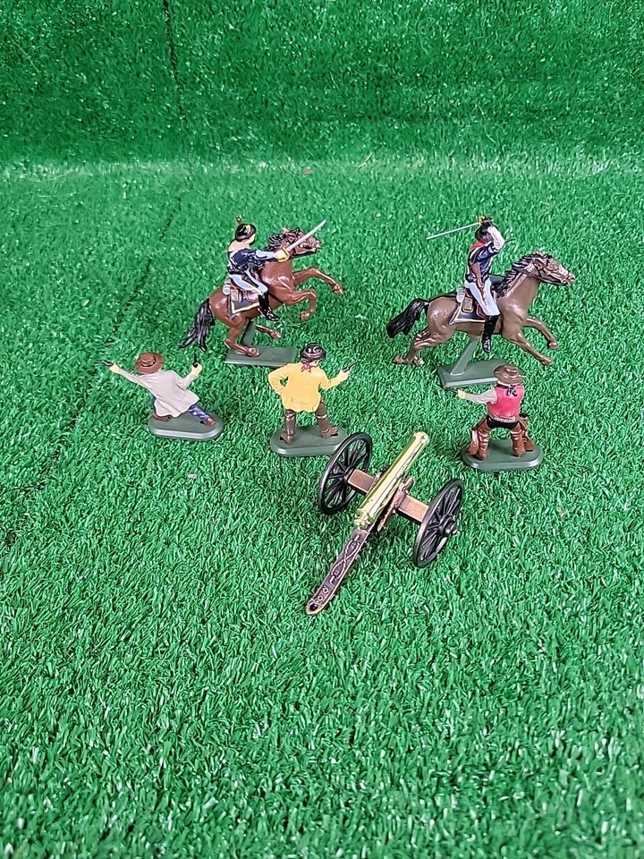 Lote de 6 (figuras de plástico) Britains Ltd 1971 vintage Foto 2 de 3