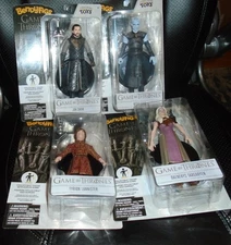 GAME OF THRONES - COMPLETE SET OF 4 - BENDYFIGS ACTION FIGURE  NOBLE COLLECTION