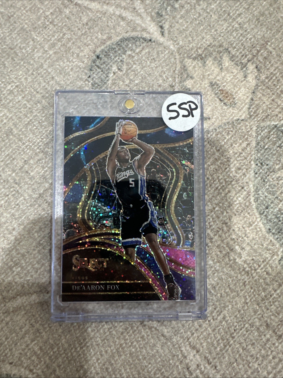 2023-24 Panini Select Courtside De'Aaron Fox #249 Cosmic Prizm