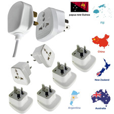 10pc UK to Australia Travel Adapter Plug Type I ,Sydney Melbourne Brisbane Perth