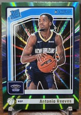 2024-25 Panini Donruss - Rated Rookie Antonio Reeves #232 Holo Green Laser (RC)