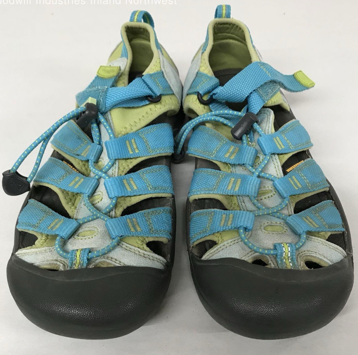 Keen Womens Waterproof Hiking Sandals Size 5 in Turquoise Green 9212