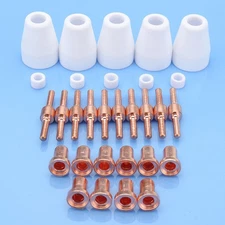 30Pcs-Thermal Dynamics Plasma Cutter Consumables Spare Parts Kit Tips For BPS40