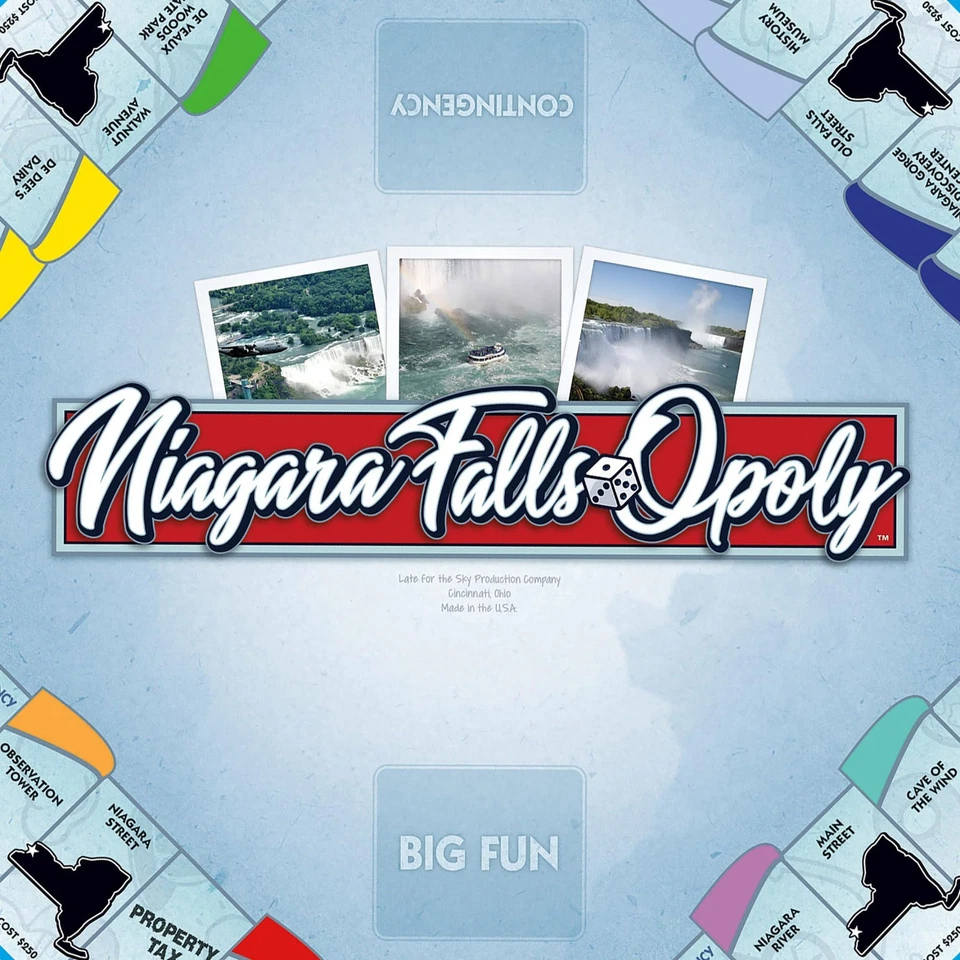 Niagara Falls-Opoly Family Board Game, Opoly-Style, 1-Hour or Traditional Play - Image 2 of 4