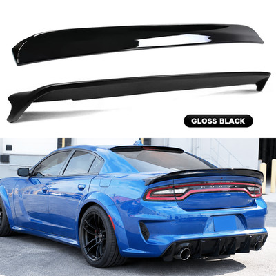 For Dodge Charger 15-23 Redeye Style Gloss Blk Trunk + Rear Window Roof Spoiler