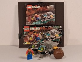 Lego Rock Raiders 4920 Rapid Rider Set (1999): 100% Complete w/Instructs/Box Top