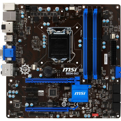 MSI B85M-G43 MS-7823 Ver.1.1 Intel B85 Mainboard Micro-ATX Sockel 1150