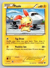 Plusle 39/108 LP Dark Explorers Pokemon