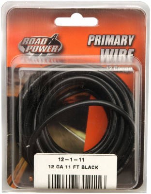 6 Pack Primary Wire, Black, 12-Ga., 11-Ft. 55671333