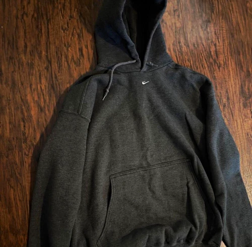 grail vintage 90s Nike Center Swoosh pullover hoodie size medium - product listing photo