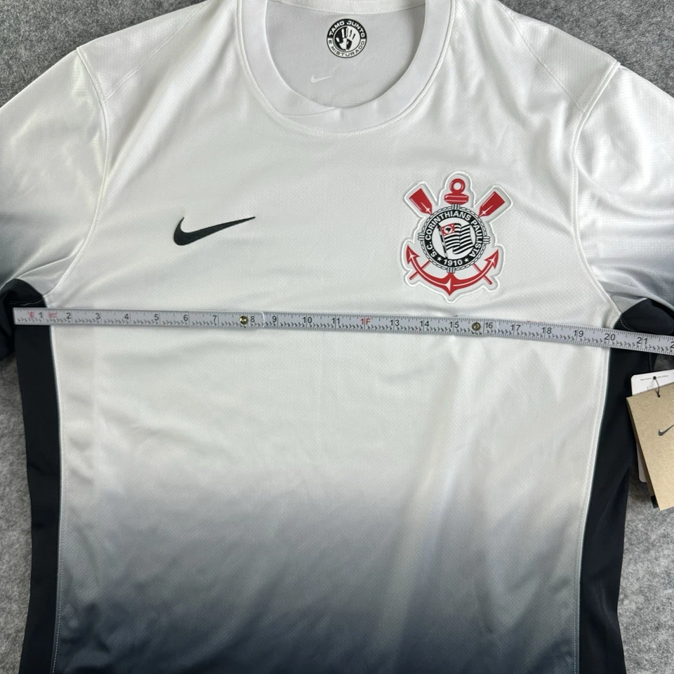 Подлинная мужская футболка Nike Corinthians 24/25 домашняя FN8785-100 размер большой - Изображение 4 из 4