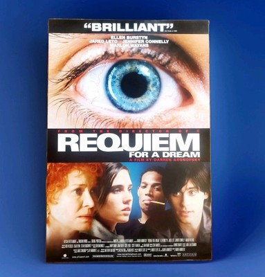 2000 ''REQUIEM FOR A DREAM'' Jared Letp Orig 27 X 40 MOVIE POSTER Rolled & Unused 