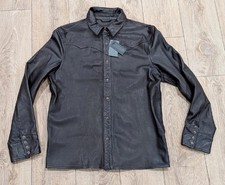 $698 Mens John Varvatos Samuel Western Leathe...