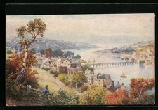 Artist Postcard Raphael Tuck & Sons No. 7076: Devon, Panorama 