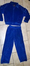Vintage FUBU Sport Velour Royal B Soft Track Suit Size XLarge Rare Collectible