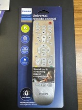PHILIPS UNIVERSAL REMOTE CONTROL 6 DEVICES FOR ALL MAJOR BRANDS BRAND NEW