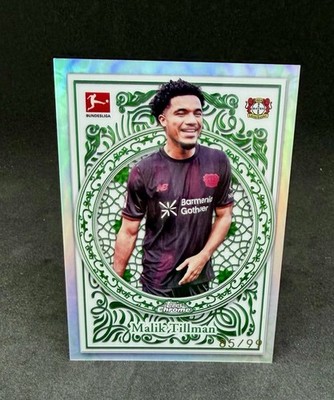 Malik Tillman /99 - Ornaments - Topps Chrome Bundesliga 2025/26 - Leverkusen