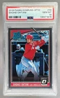 136971876 Shohei Ohtani 2018 Panini Donruss Optic #56 RC Rated Rookie PSA 10