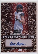 2024 Leaf Electrum Prospects Red Sparkle /2 Evan Prater #PA-EP1 Auto 03lu