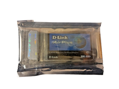 Wireless Network Cardbus Adapter D-Link Airplus DWL-650+