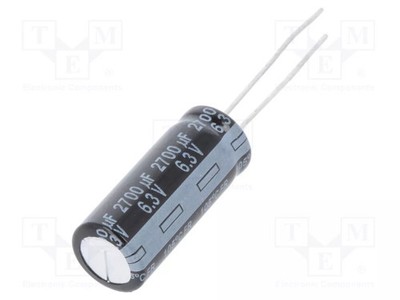 THT 680uF Kondensator: elektrolytisch Ø10x25mm 35VDC low ESR