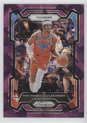 2023-24 Panini Prizm Purple Ice Prizm 37/149 Shai Gilgeous-Alexander #85 14mg