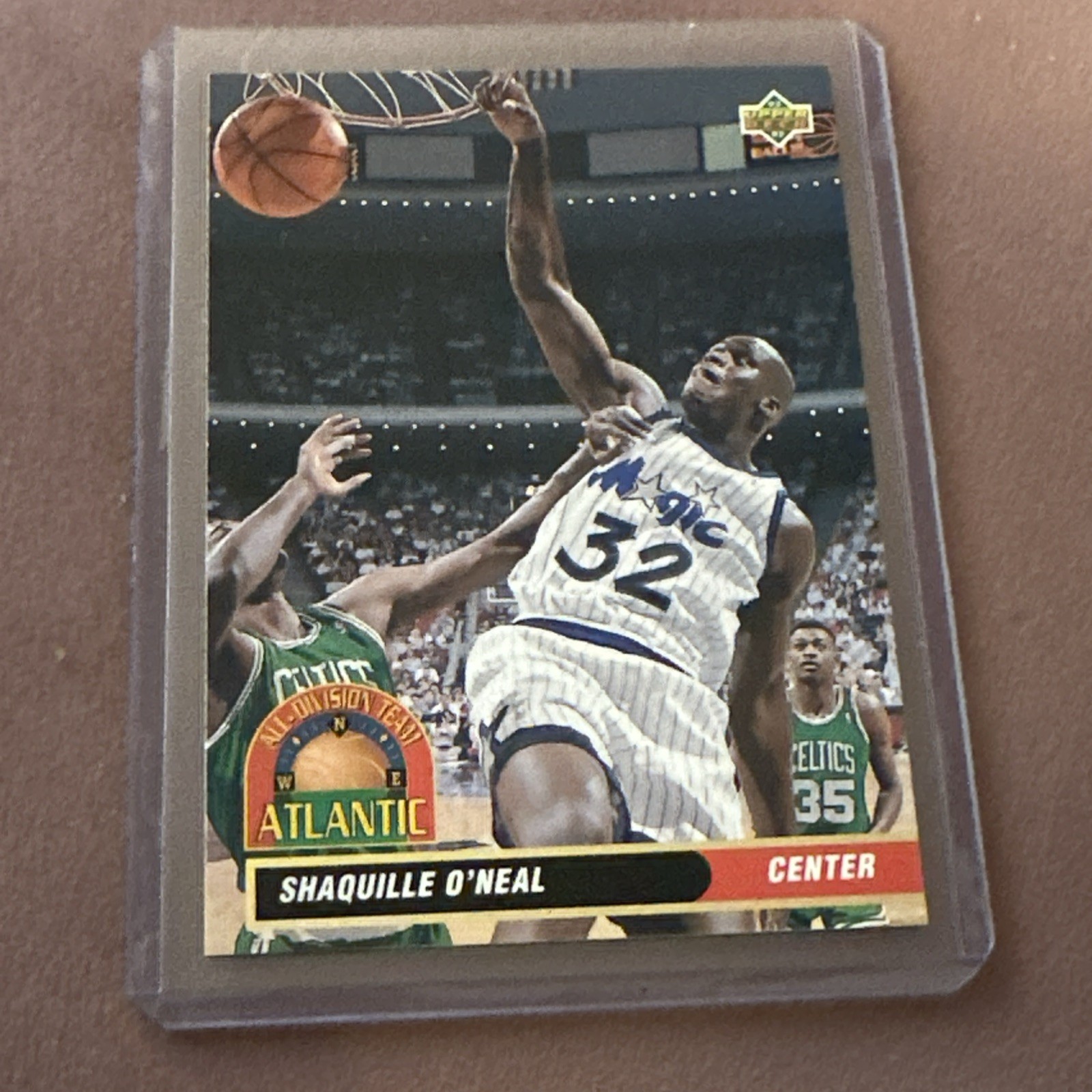 Shaquille O’Neal 1992 Upper Deck #35 All-Division Team, Atlantic, Orlando Magic