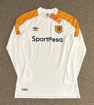 Hull City 2017/18 Langarm-Auswärtstrikot, Medium, neu mit Etikett
