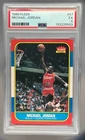 MICHAEL JORDAN 1986 FLEER ROOKIE RC ROOKIE GRADED PSA 5 EX - BULLS