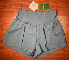 Halara Women s Large High Waist Flowy Athletic Shorts Sage Green NWT 21