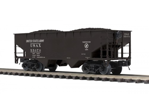 MTH Tren Escala O Ejército de EE. UU. Extremo Plano Desplazado Tolva Coche 20-97951 Nuevo En Caja | Zustand: New
