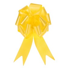 20pcs 6 Inch Large Pull Bow Big Gift Wrapping Ribbon Yellow for Christmas Bow