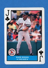 Wade Boggs 1990 U.S. Playing Card Co. Major League All-Stars Playing Cards