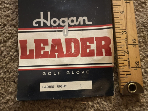 Vintage  Ben Hogan cabretta  Leader Golf Glove Regular ladies  right amf - Picture 1 of 10