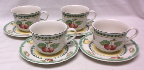 Villeroy & Boch French Garden Fleurence Cup & Daucers Group of 4 sets