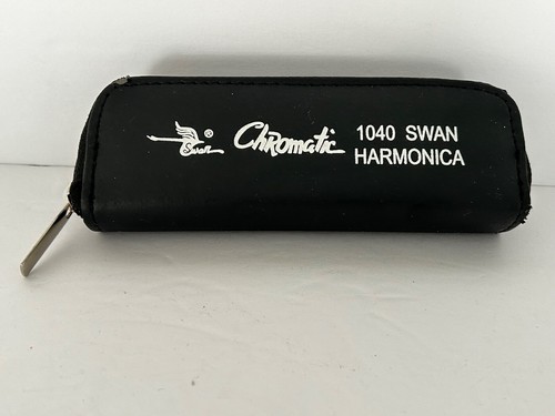Swan 1040 Chromatic Harmonica In Soft Material Case. - Picture 8 of 8