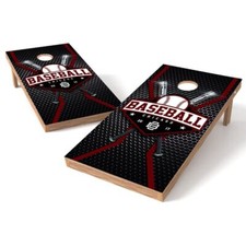 Chicago Baseball Cornhole Board Wrap
