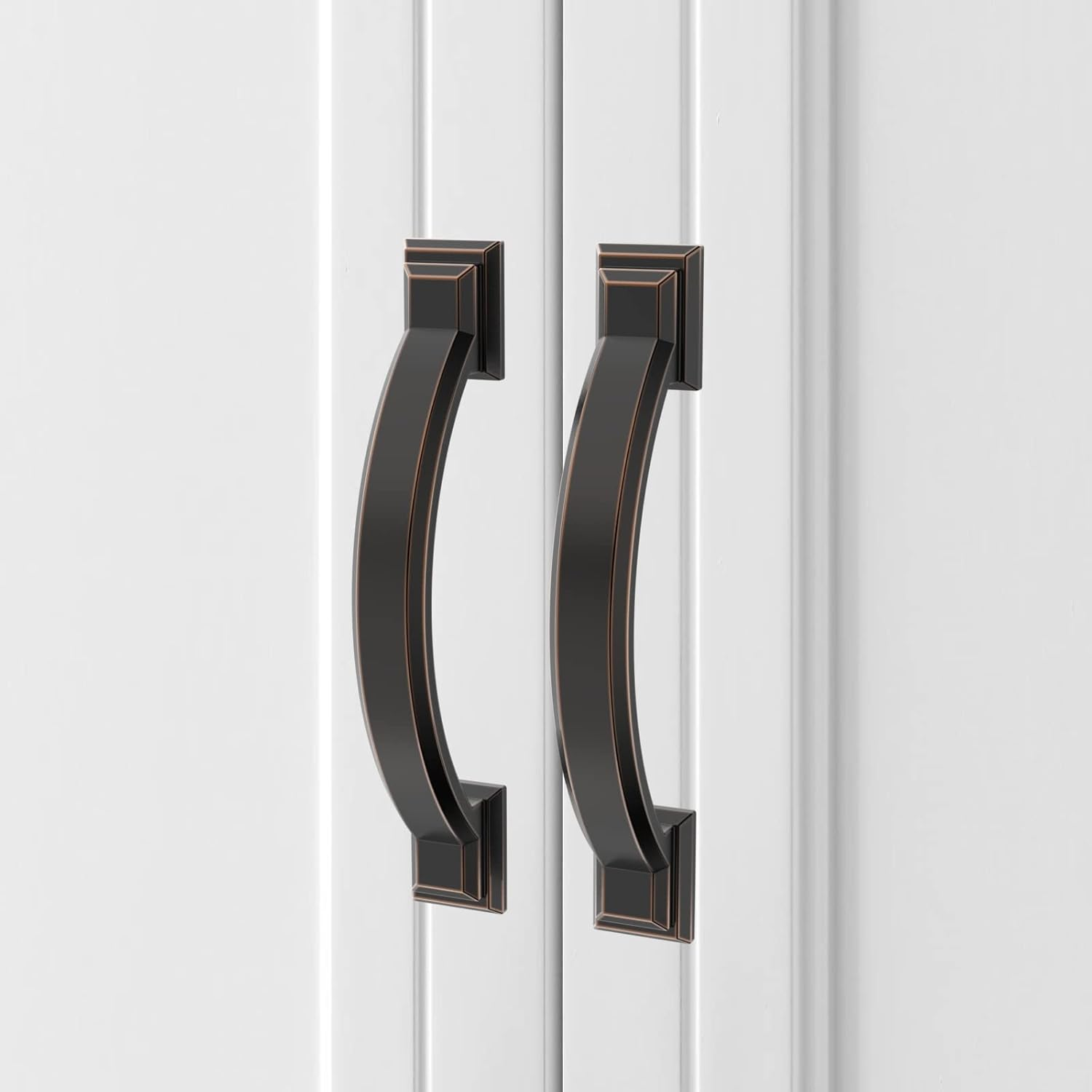 10 Pack 3 Inch(76Mm) Oil Rubbed Bronze Kitchen Cabinet Handles, Cabinet Pulls Ki