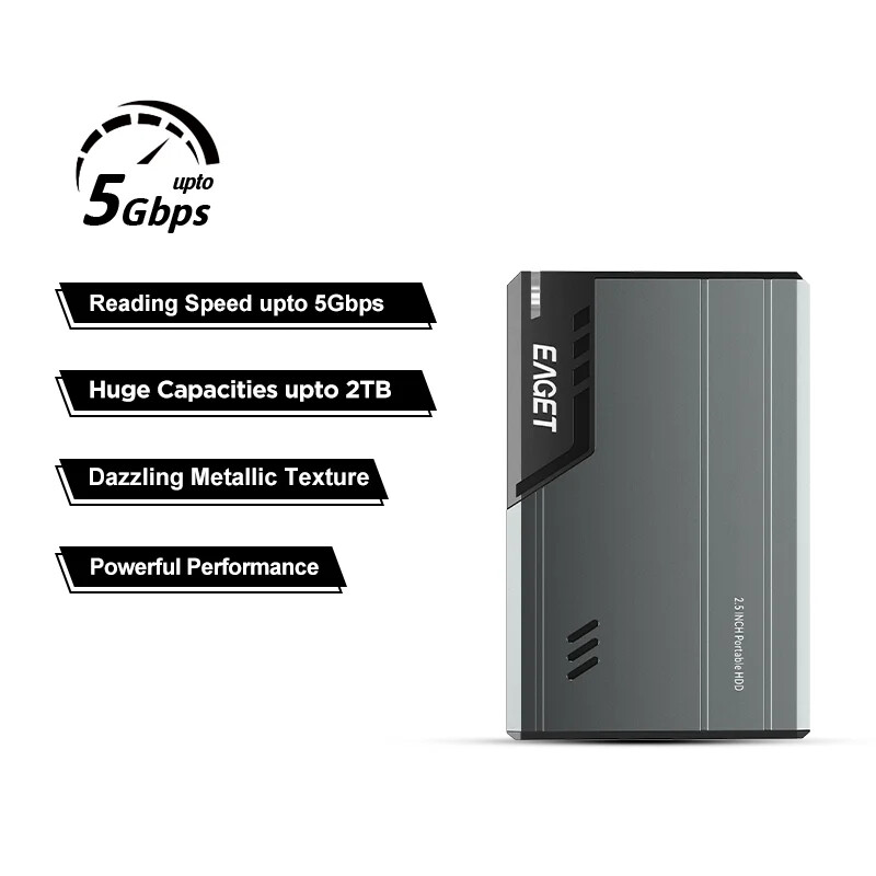 External Hard Drive 2.5 Portable Hard Drive HDD 500GB 1TB USB3.0 for Desktop PC-image