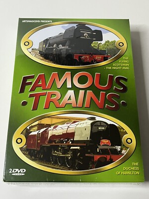 Famous Trains (DVD, 2013, 2-Disc Set, Region 0). FACTORY SEALED, FREE SHIPPING