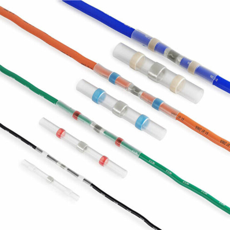 100-500pcs Solder Seal Heat Shrink Waterproof Wire Connector Sleeve ...