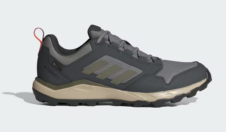 Adidas Terrex Tracerocker 2 GORE-TEX Trail Running Zapatos Color Gris y Verde