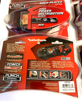 NEW Rockford Fosgate CPFD2 Fuse Distribution Block – Waterproof Car Audio Power Accessory