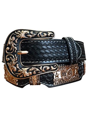 Cinto Vaquero Centenario Cinto Charro Rodeo Western Style Cowboy Belt